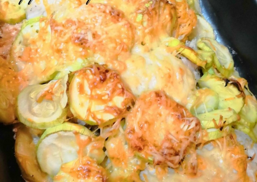 Кабачки с куриной грудкой