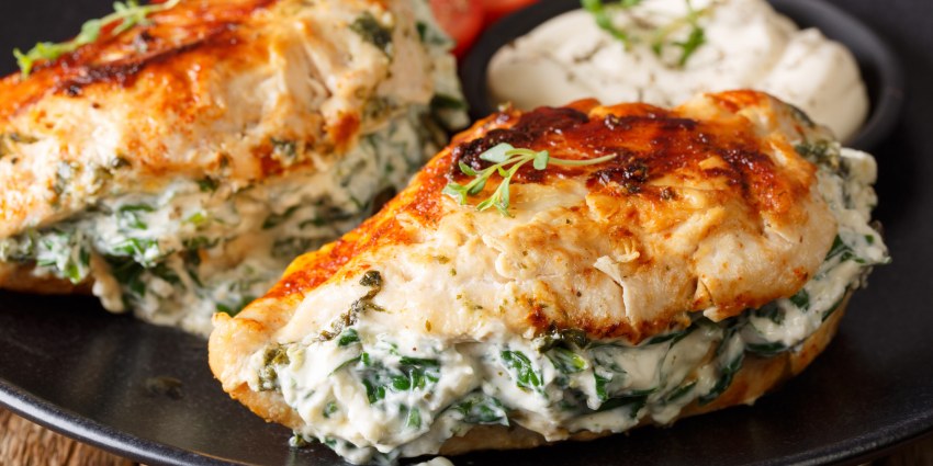 Фаршированные цуккини «лодочки»