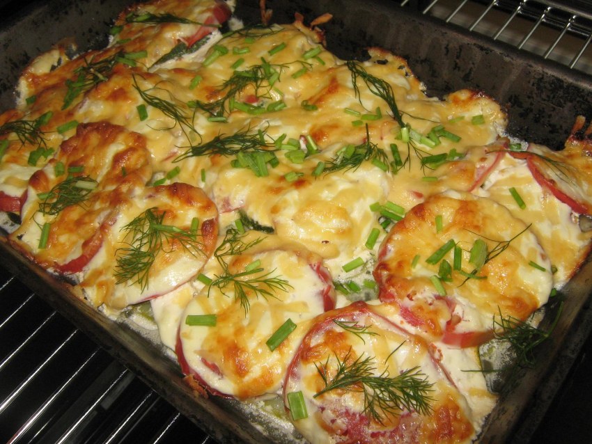 Овощной Рататуй с куриной грудкой