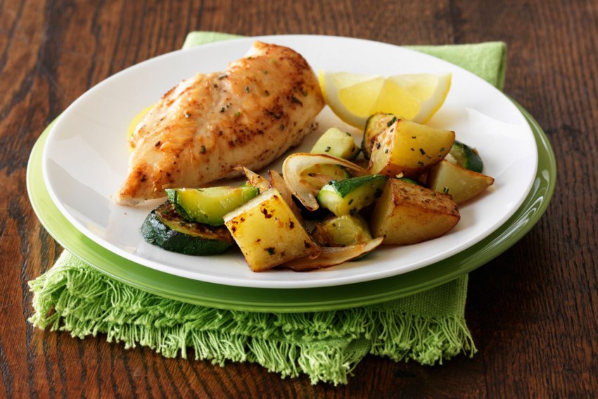 Рагу с курицей