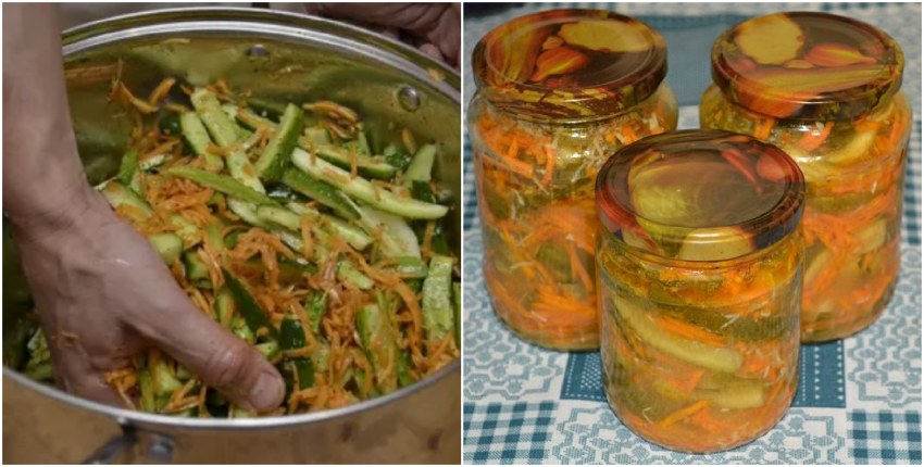 Цукини по-корейски быстрого приготовления