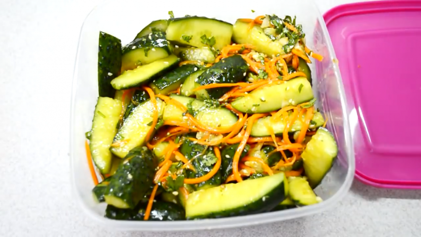 Огурцы кимчи