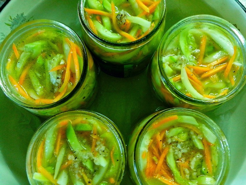 Острые огурцы по-корейски