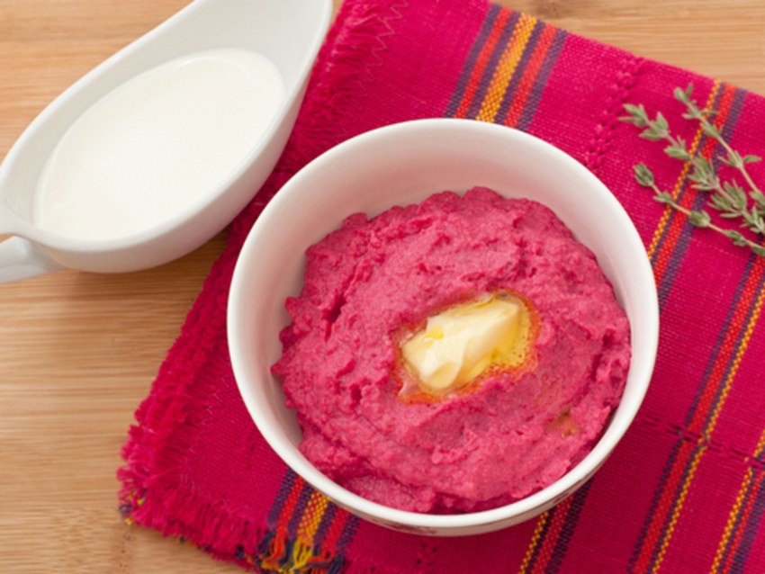 Пюре из моркови и свеклы