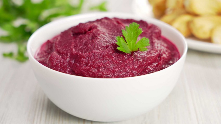 Пюре со свеклой