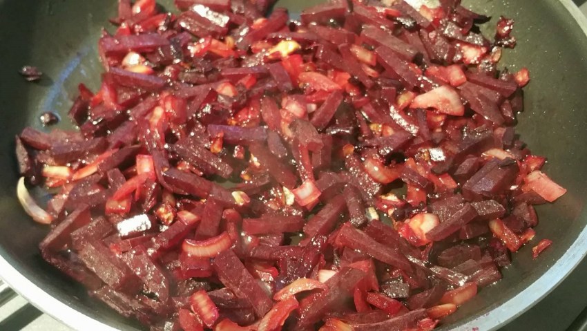 Цветное картофельное пюре