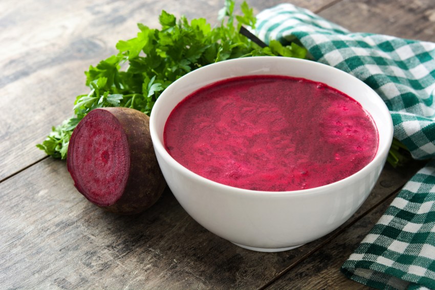 Свекла с чесноком