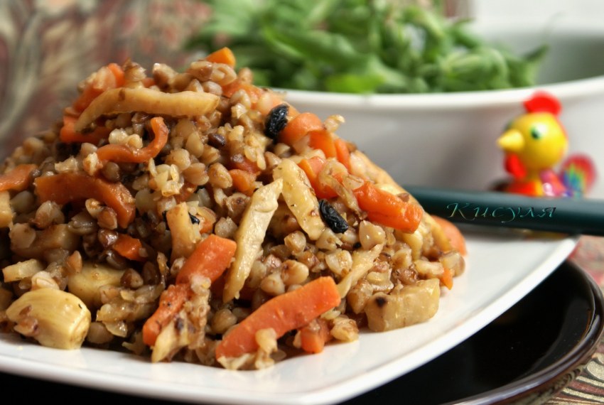 Гречка с брокколи