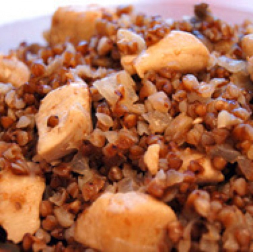 Гречка с курицей