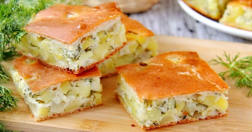 Заливной рыбный пирог