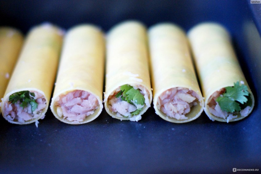 Фаршированные трубочки каннеллони