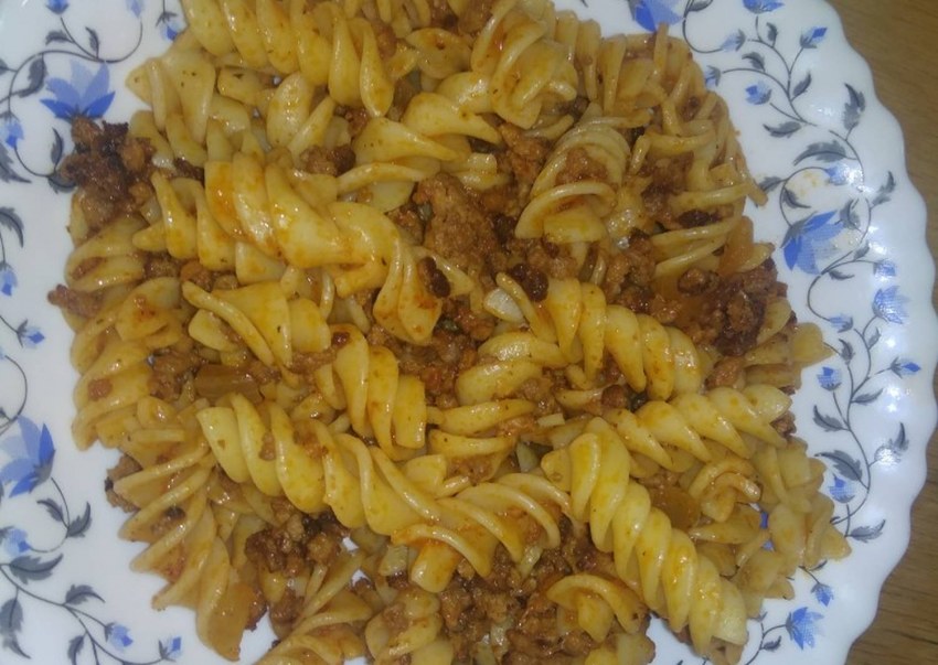 Макароны с мясным гарниром варианты