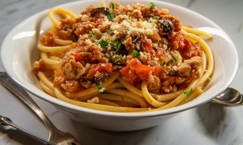 Спагетти с фаршем