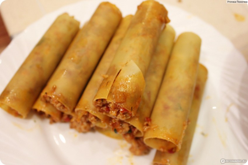 Макаронные изделия каннеллони