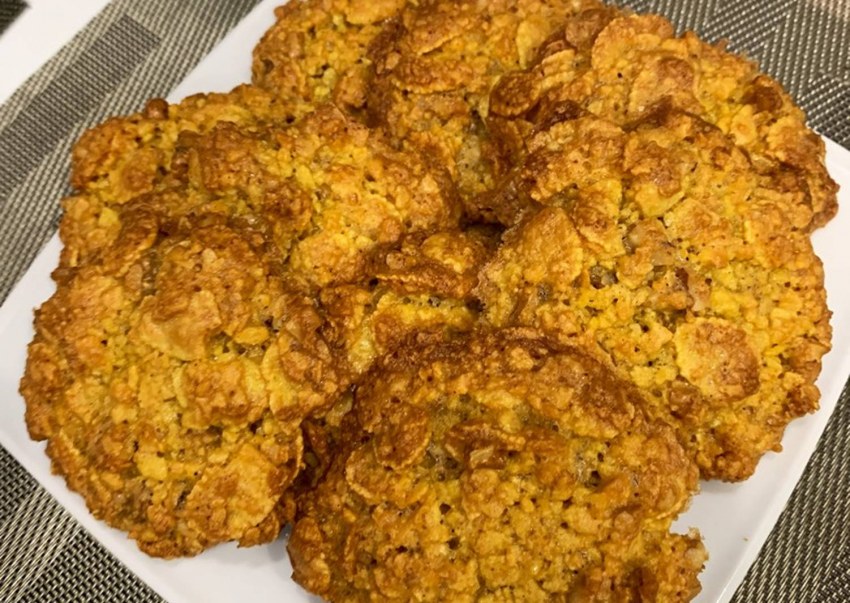 Десерт из кукурузных хлопьев