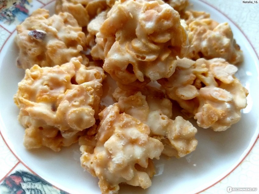 Кукурузные хлопья в запеканке