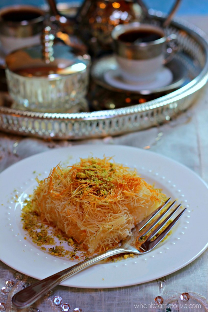 Турецкий десерт кюнефе