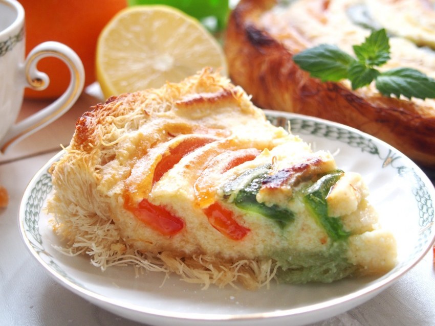 Пирог из катаифи