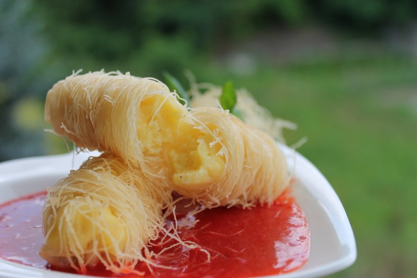 Греческие сладости катаифи