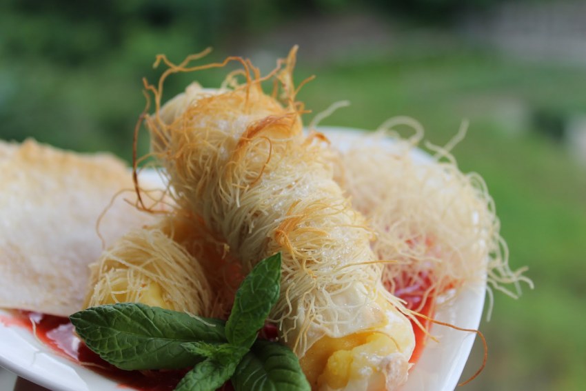 Греческие сладости катаифи