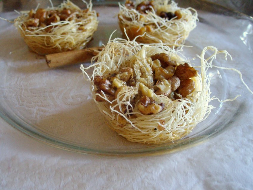 Пахлава из теста катаифи