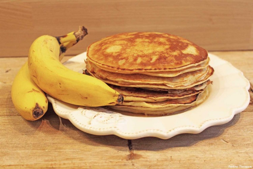 ПП блинчики банановые