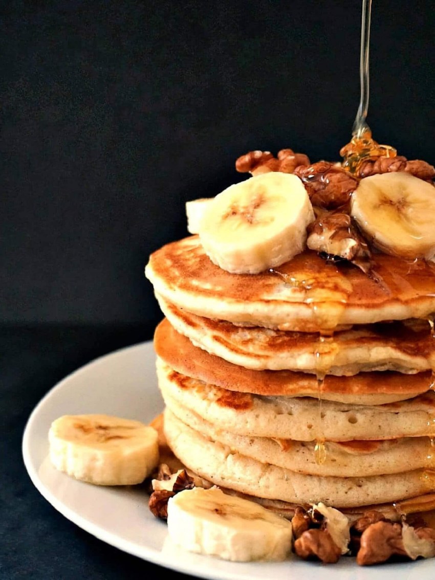 Блинчики с бананом и шоколадом