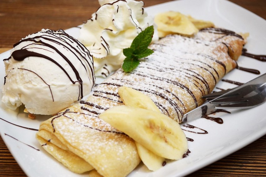 Блины с медом