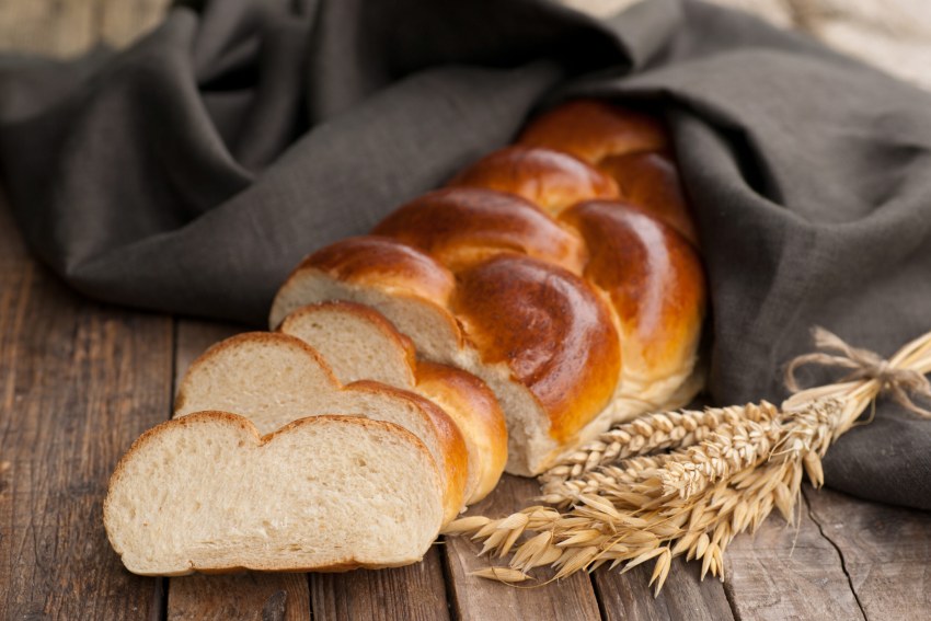 Булочка косичка