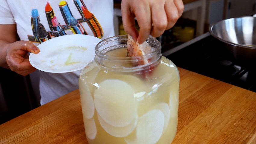 Корейская редька кимчи