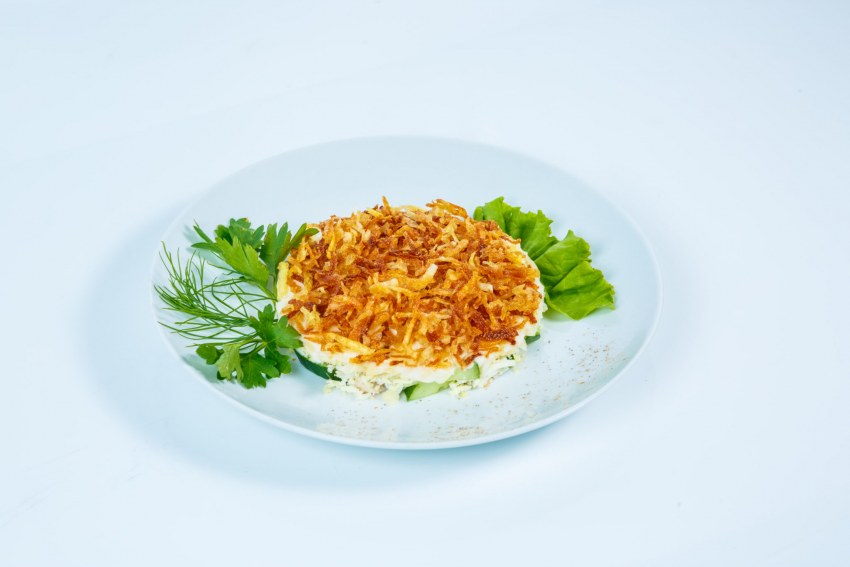 Салат гнездо глухаря Ингредиенты