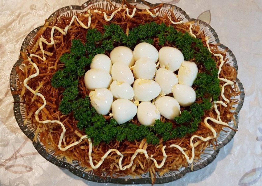 Салат гнездо глухаря