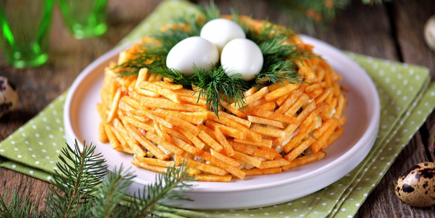 Салат гнездо глухаря Глобус