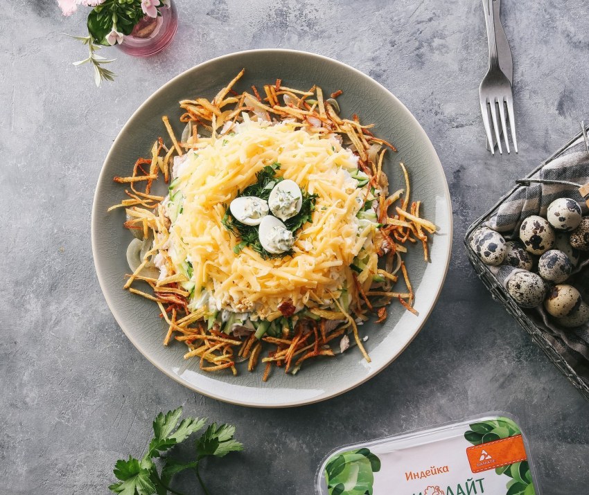 Салат гнездо глухаря