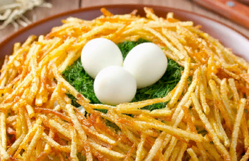 Салат Воронье гнездо