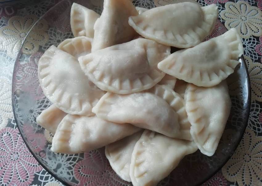 Вареники с капустой пошаговый