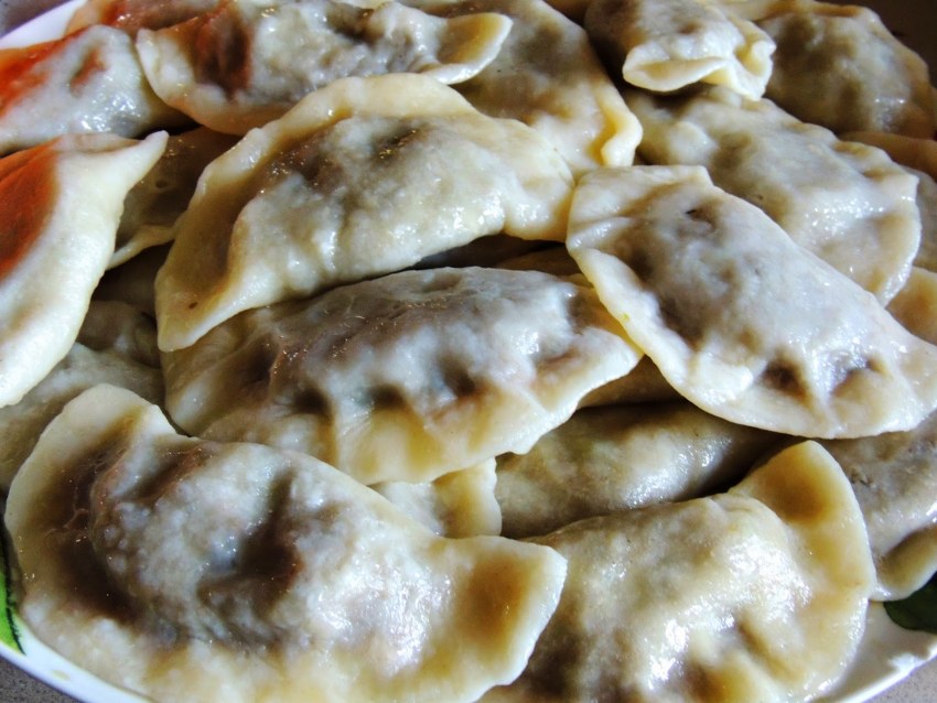 Вареники с грибами