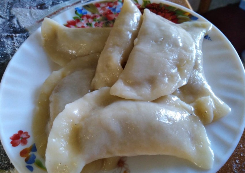 Вареники с капустой и фаршем