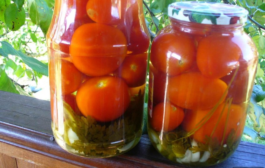 Помидоры в снегу