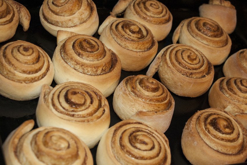 Булочки с сахаром