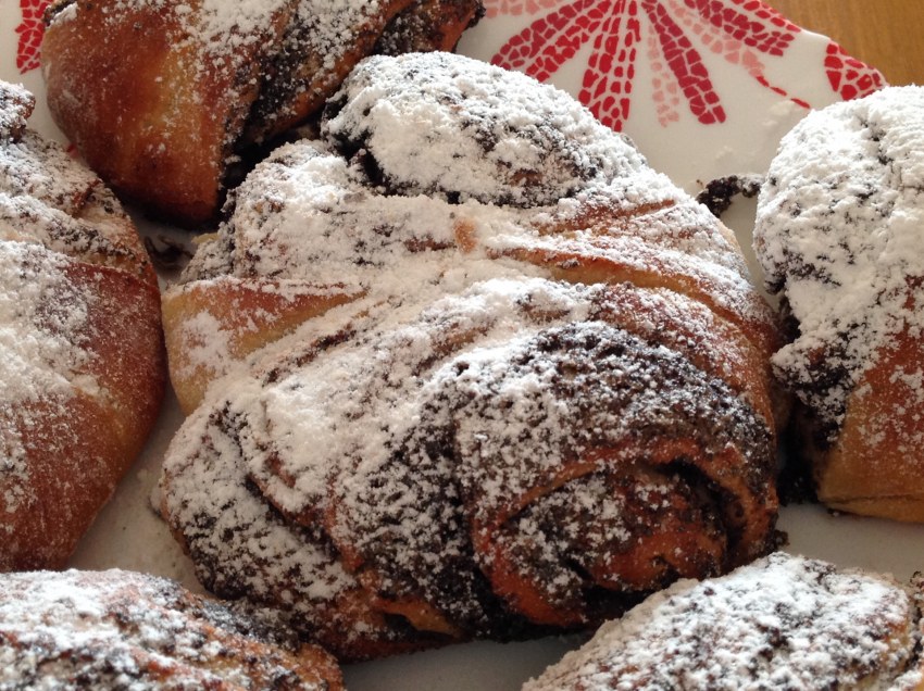 Круглые булочки с кунжутом