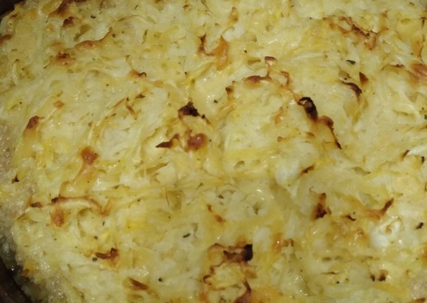 Запеканка из тыквы с курицей