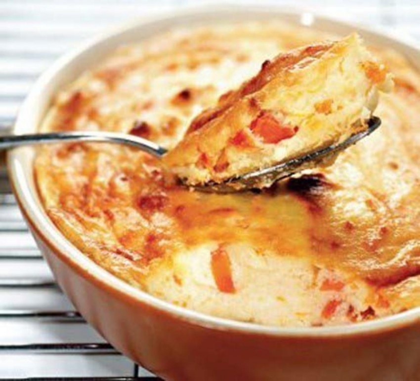 Запеканка с тыквой и яблоками