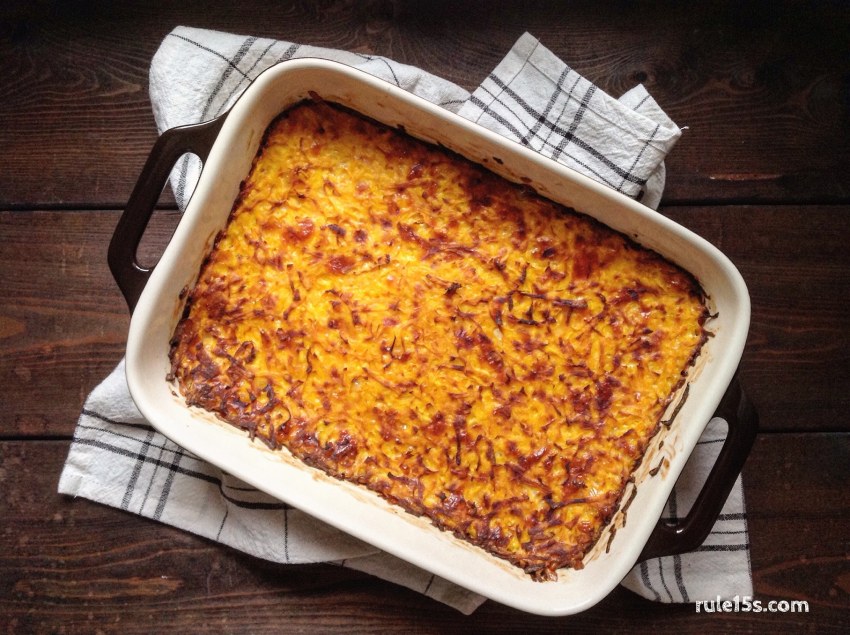 Запеканка с курицей и картошкой