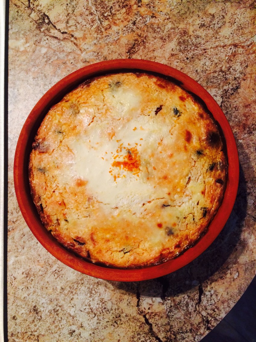 Тыквенная запеканка с творогом