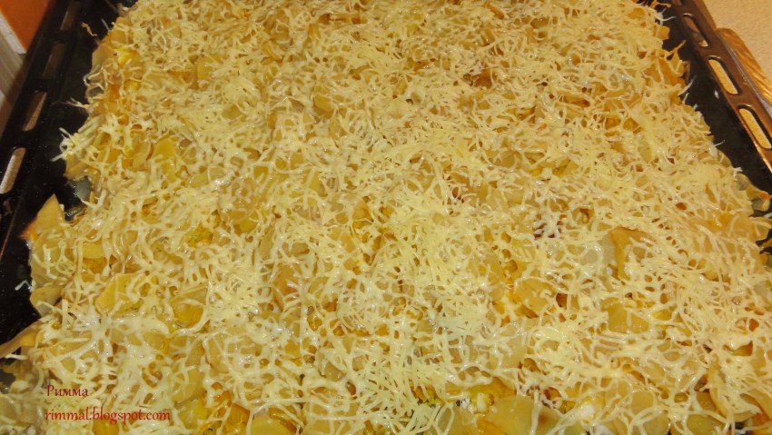 Запеканка с тыквой и курагой