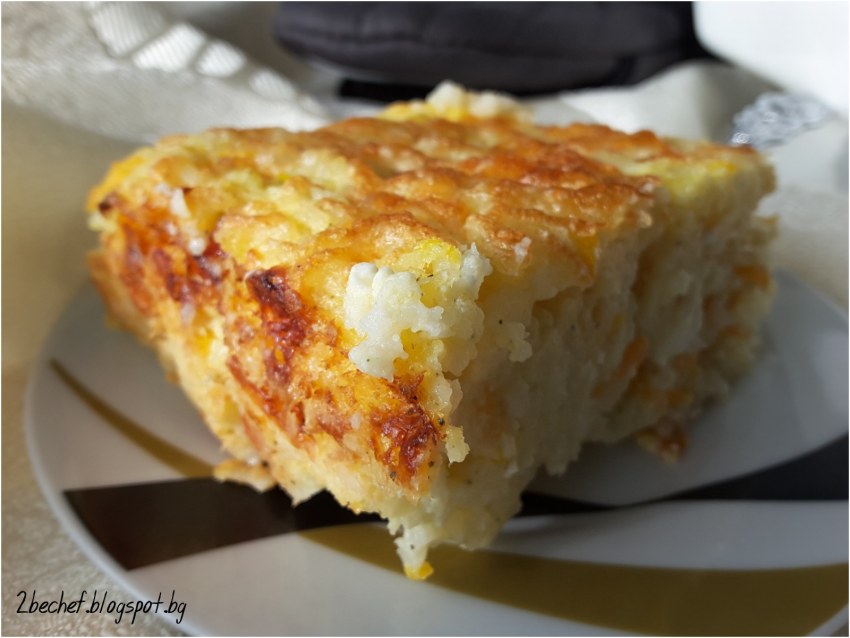 Запеканка из тыквы с яблоками