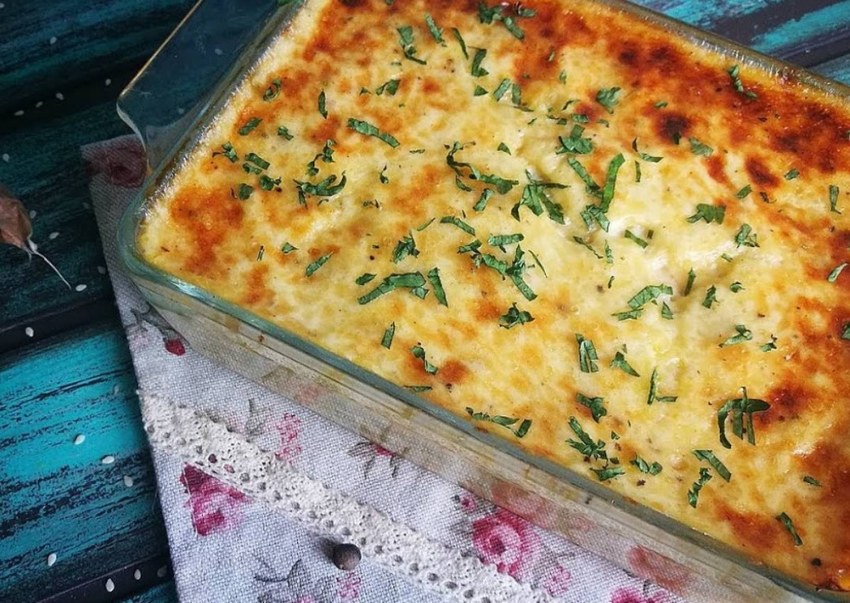 Творожно-тыквенная запеканка