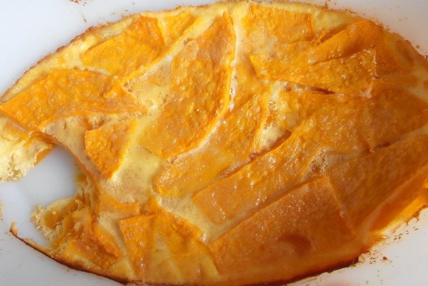 Запеканка с тыквой и сыром