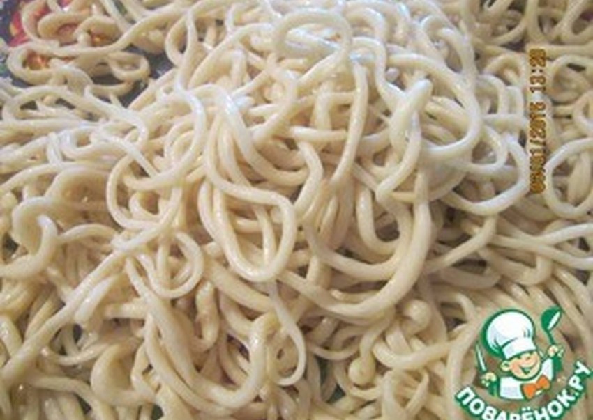 Лагман с квадратной лапшой